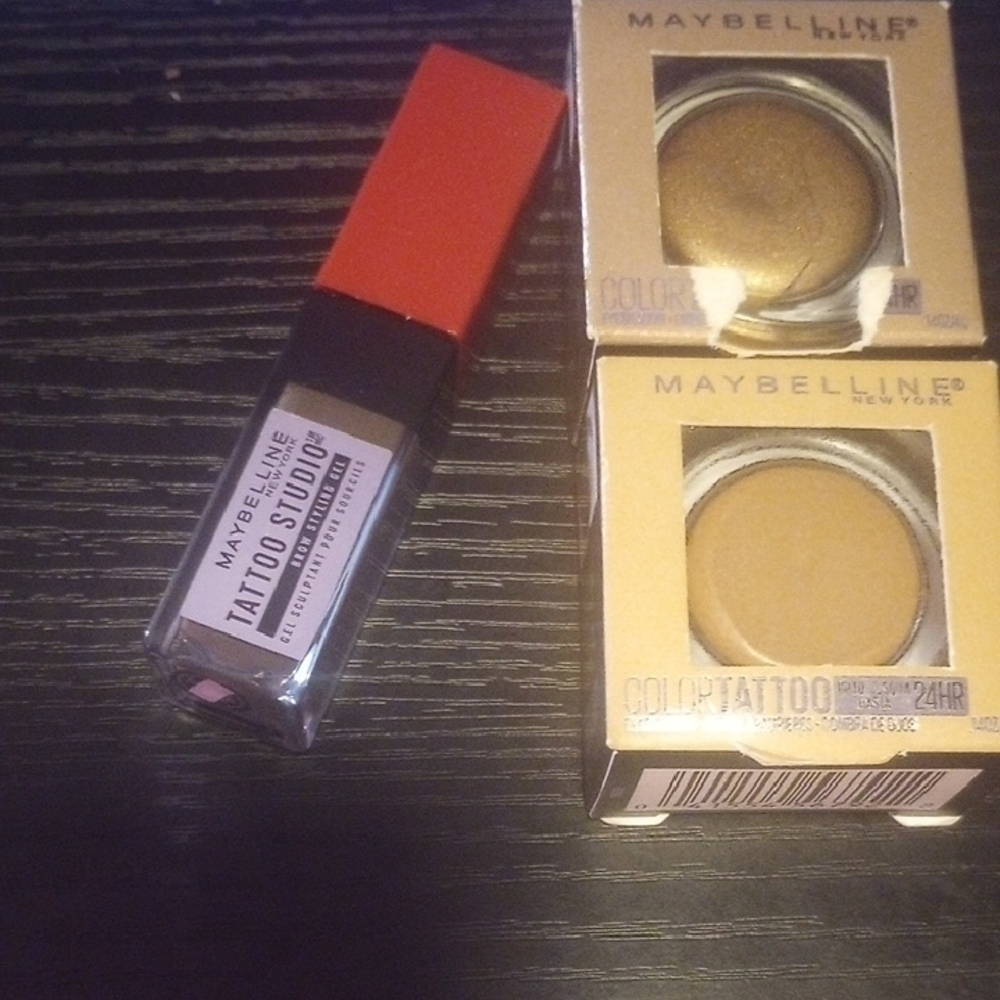 Maybelline Red and Gold Brow Enhancer Set
